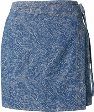 PIECES Sukňa  modrá denim / biela