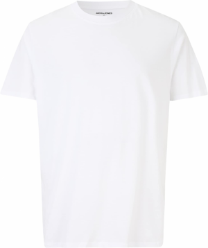 Jack & Jones Plus Tričko 'JJEBradley'  biela