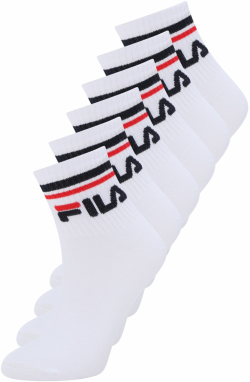 FILA Ponožky  červená / čierna / biela