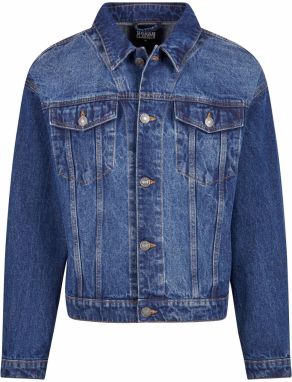 Urban Classics Prechodná bunda  modrá denim