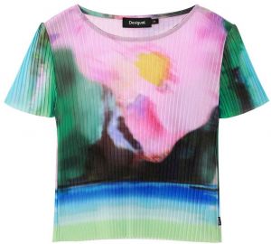 Desigual Tričko  zmiešané farby