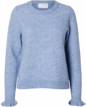 SELECTED FEMME Sveter 'SLFLULU'  modrá melírovaná