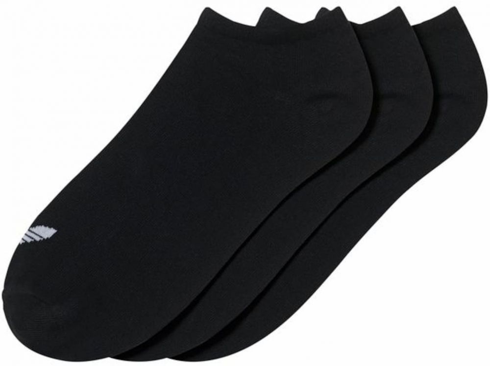 ADIDAS ORIGINALS Ponožky 'Trefoil Liner'  čierna / biela