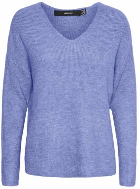 VERO MODA Sveter 'VMcrewlefile'  dymovo modrá