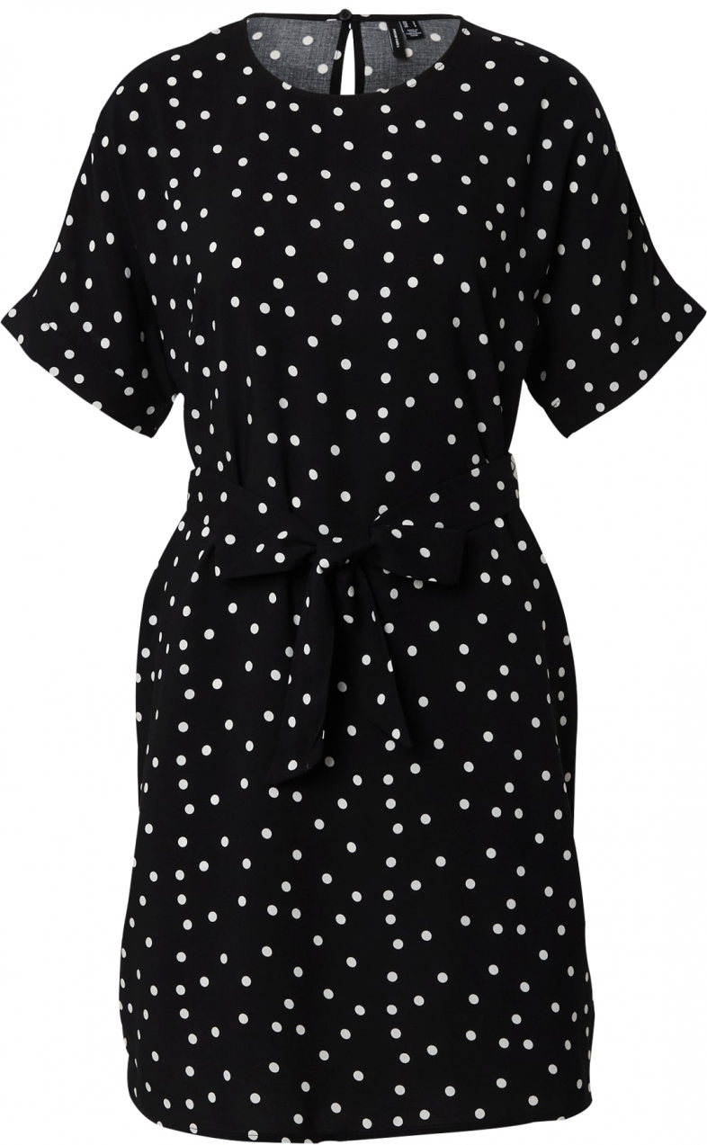 VERO MODA Šaty 'VMSophia'  čierna / biela