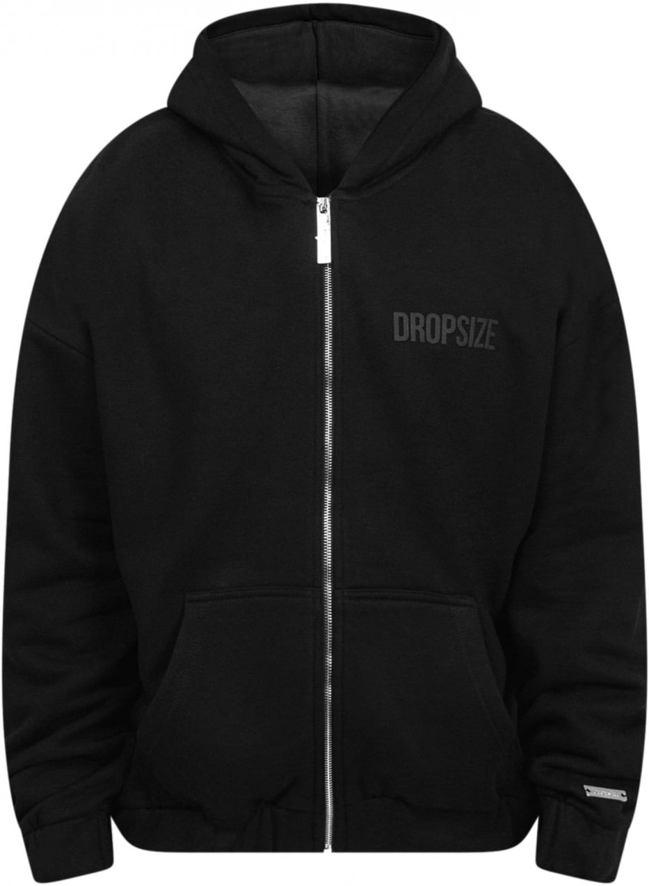 Dropsize Tepláková bunda  čierna