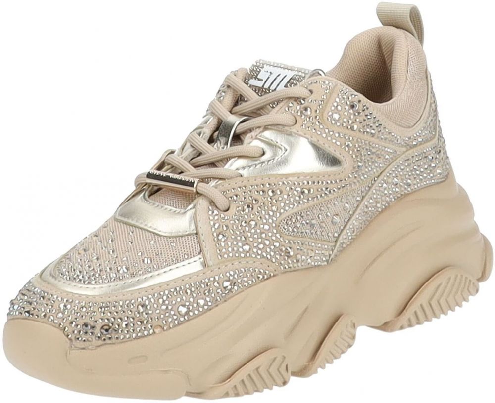 STEVE MADDEN Nízke tenisky 'Privy'  béžová / strieborná