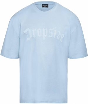 Dropsize Tričko  pastelovo modrá / svetlomodrá