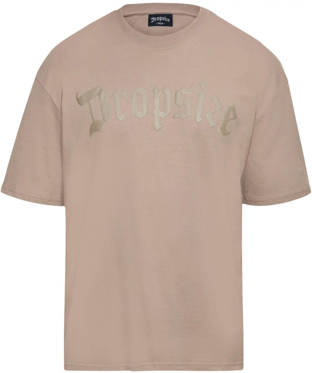 Dropsize Tričko  béžová / zlatá
