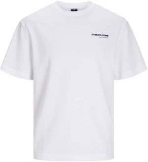 JACK & JONES Tričko 'JCOAero'  čierna / biela