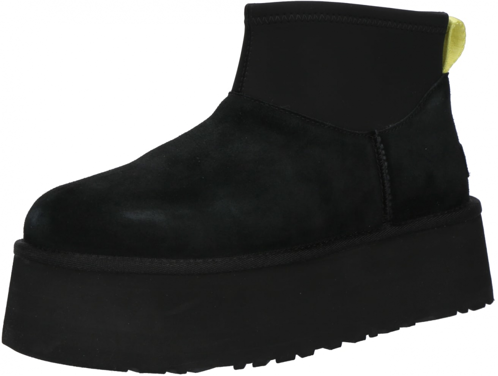 UGG Nízke čižmy 'Classic'  citrónová žltá / čierna