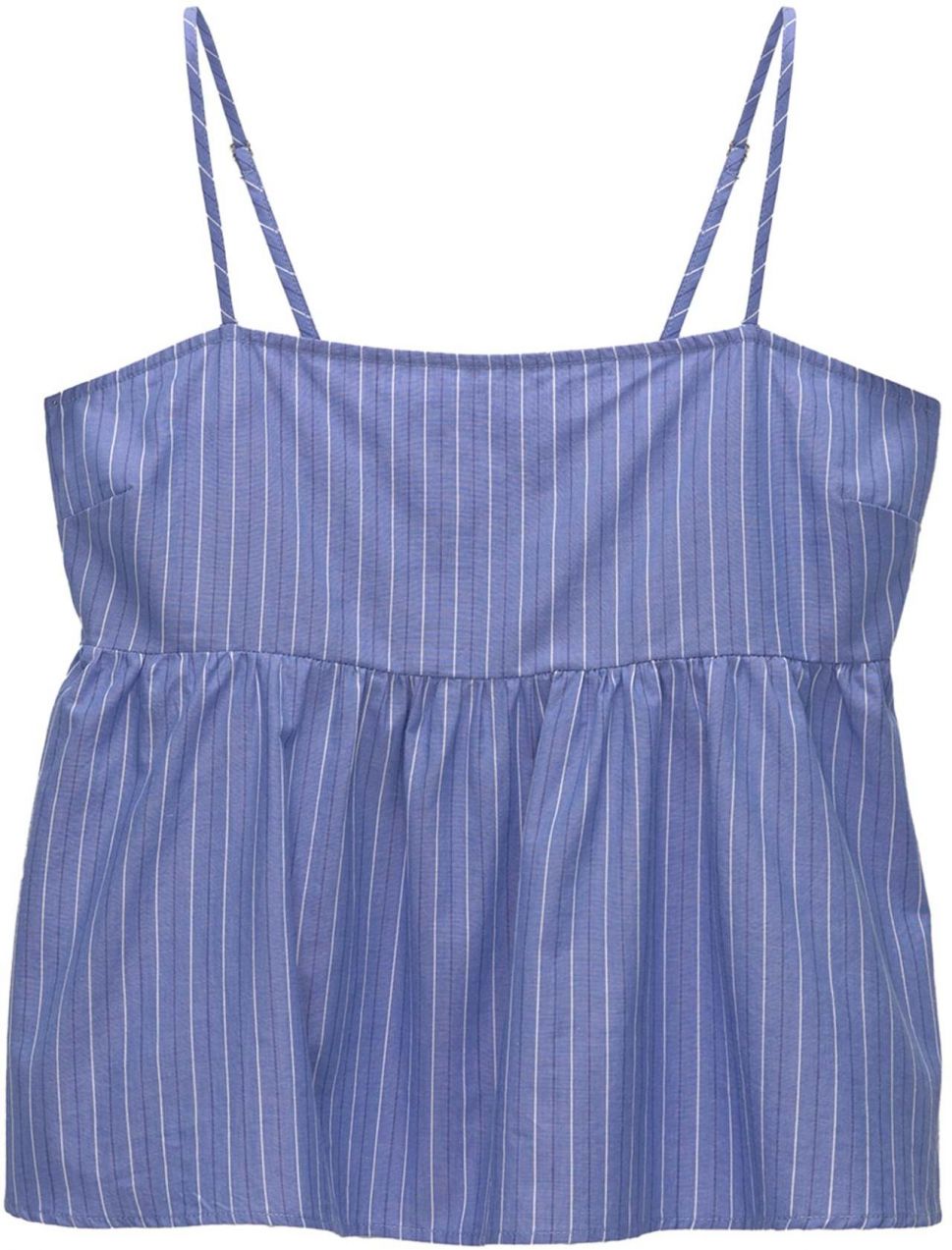 Pull&Bear Top  modrá / námornícka modrá / biela