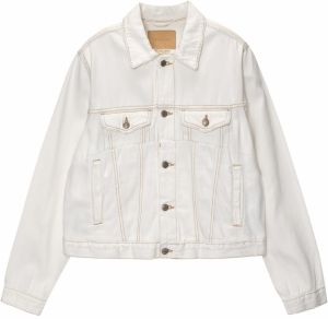 Pull&Bear Prechodná bunda  biely denim