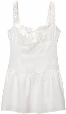 Pull&Bear Šaty  biela