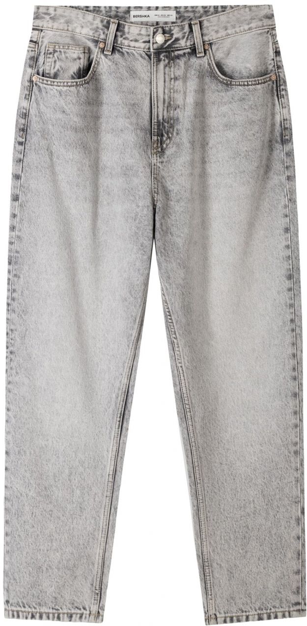 Bershka Džínsy  sivý denim