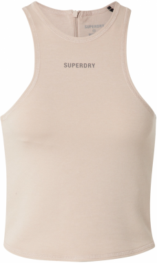 Superdry Top  béžová / čierna