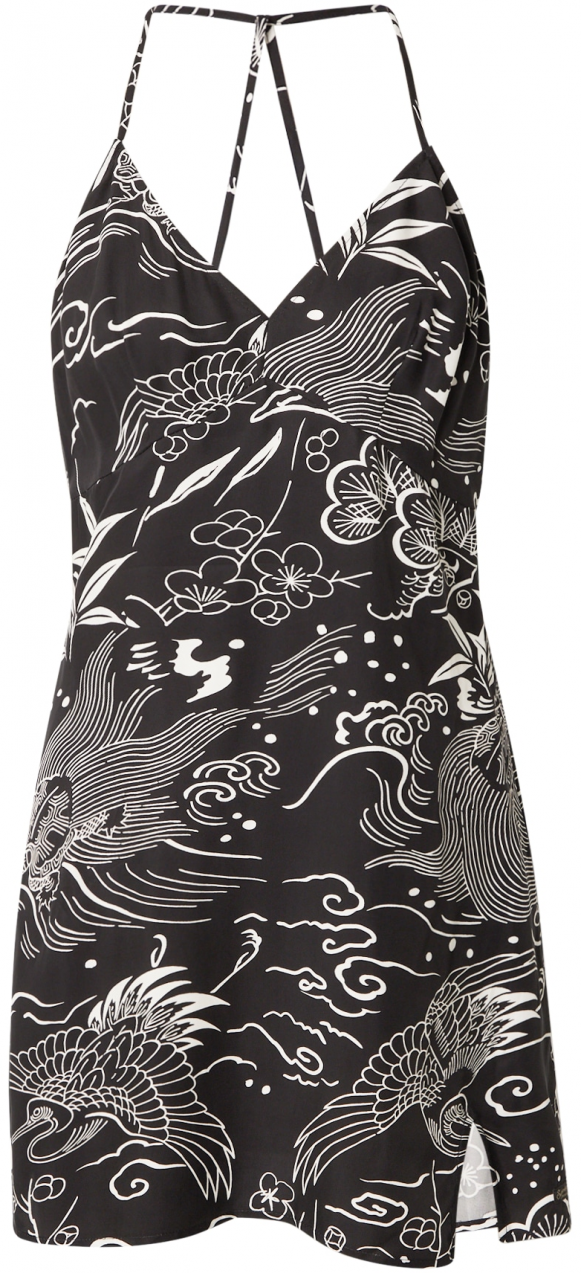 Superdry Šaty  krémová / čierna
