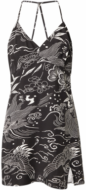 Superdry Šaty  krémová / čierna