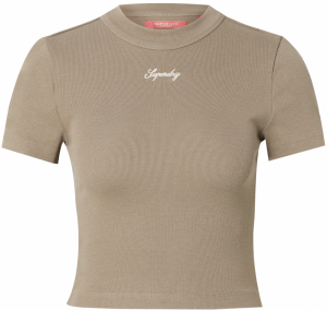 Superdry Tričko  béžová / sépiová