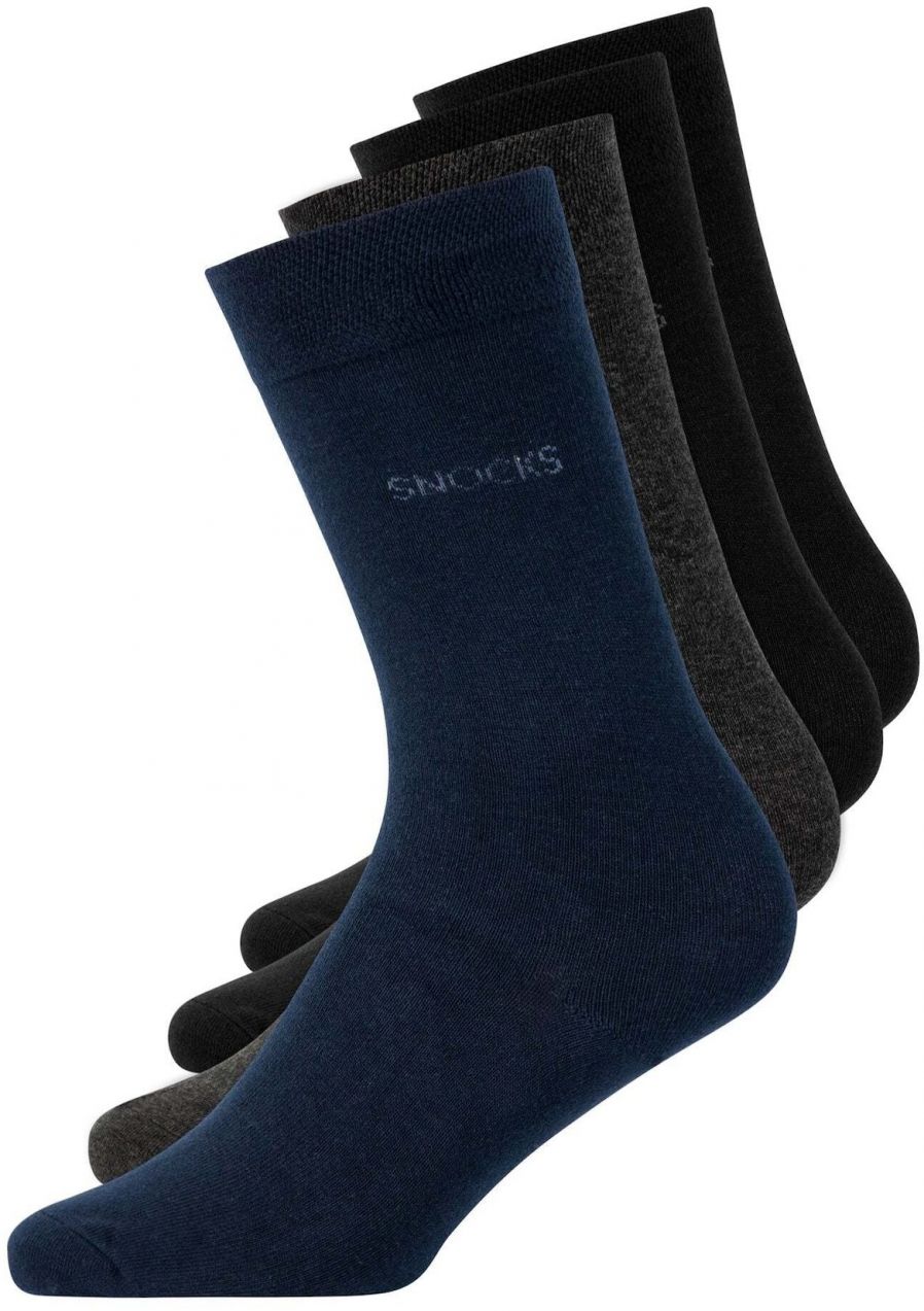 SNOCKS Ponožky  námornícka modrá / tmavosivá / čierna