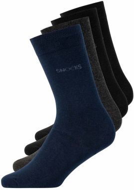 SNOCKS Ponožky  námornícka modrá / tmavosivá / čierna