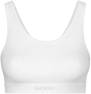SNOCKS Podprsenka  svetlosivá / biela