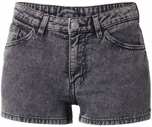 Monki Džínsy  čierny denim