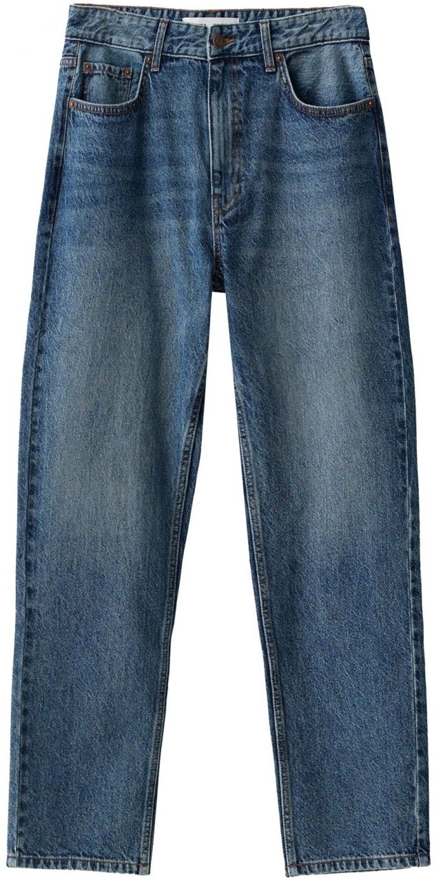 Bershka Džínsy  modrá