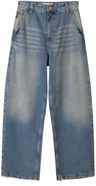 Bershka Džínsy  modrá denim