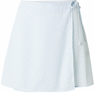 Monki Sukňa  svetlomodrá / biela
