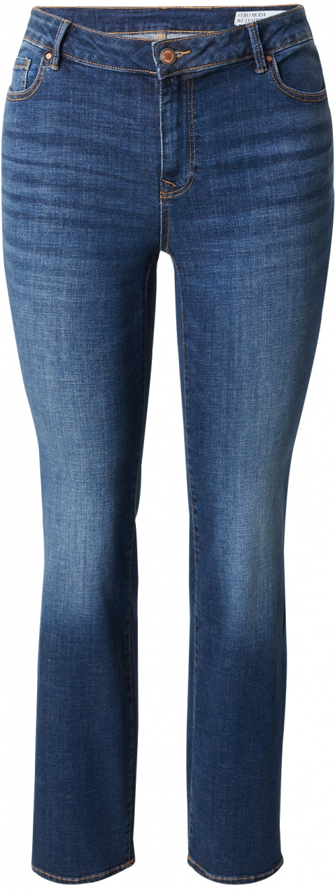 Vero Moda Curve Džínsy 'VMCFLASH'  tmavomodrá