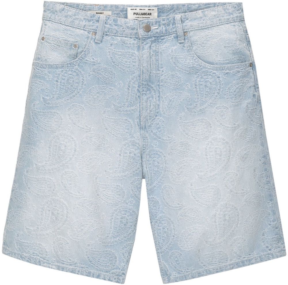Pull&Bear Džínsy  modrá denim / svetlomodrá