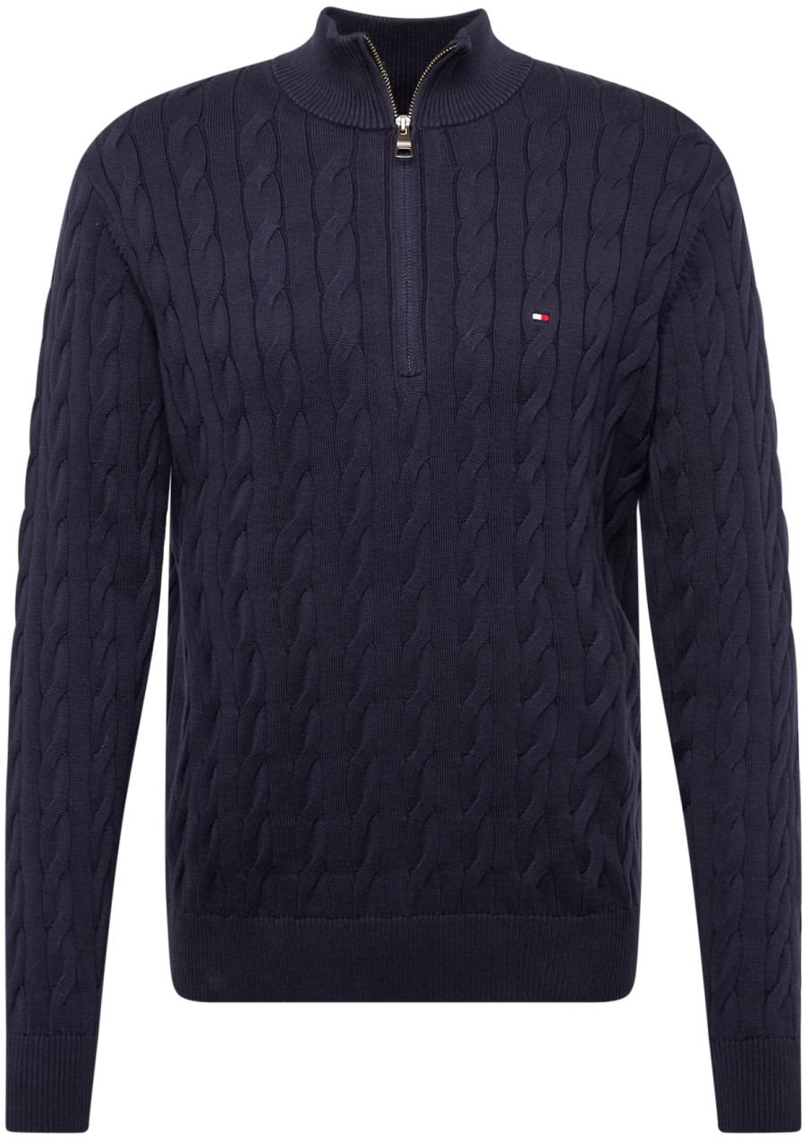 TOMMY HILFIGER Sveter 'Classic'  námornícka modrá