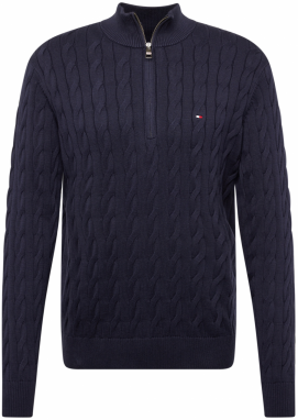 TOMMY HILFIGER Sveter 'Classic'  námornícka modrá