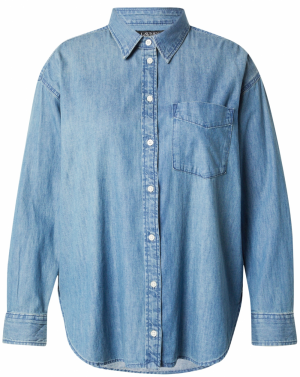 Lauren Ralph Lauren Plus Blúzka  modrá denim