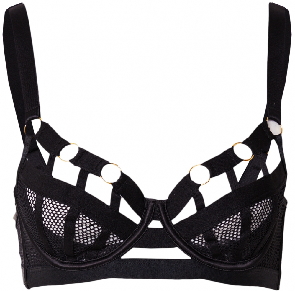 Hunkemöller Podprsenka 'Sting Uf'  čierna