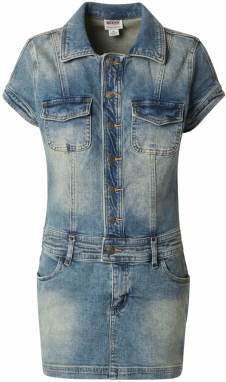 GUESS Originals Košeľové šaty 'GO'  modrá denim