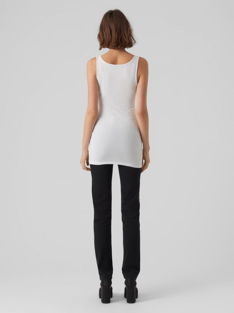 VERO MODA Top 'VMMAXI'  čierna / biela