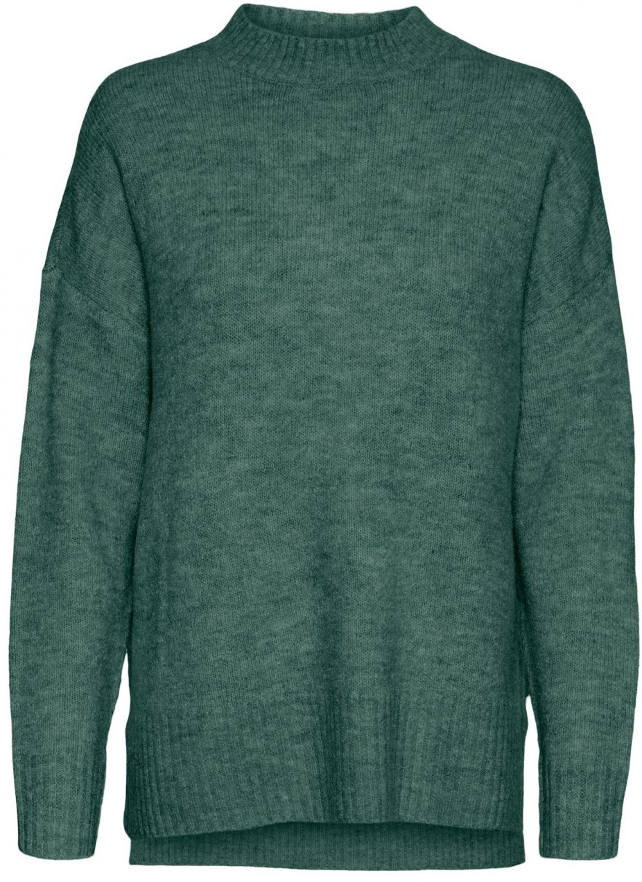 VERO MODA Sveter 'VMLefile'  smaragdová