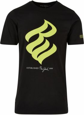ROCAWEAR Tričko  žltá / čierna / biela