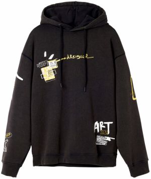 Desigual Mikina  zmiešané farby / čierna