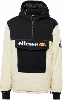 ELLESSE Športová bunda 'Castrozza'  béžová / oranžová / čierna / biela