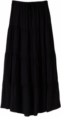 Bershka Sukňa  čierna