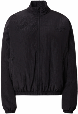 Reebok Prechodná bunda  sivá / čierna