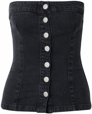Daahls by Emma Roberts exclusively for ABOUT YOU Top 'Danai'  čierny denim