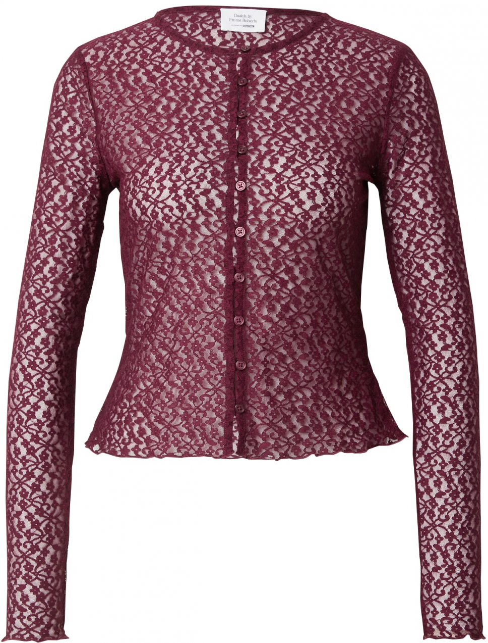 Daahls by Emma Roberts exclusively for ABOUT YOU Kardigán 'Valentina'  bordová