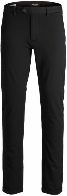 JACK & JONES Chino nohavice 'JJMarco JJConnor 769'  čierna