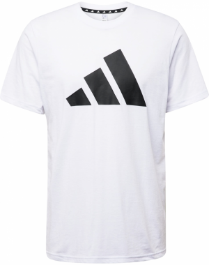 ADIDAS PERFORMANCE Funkčné tričko 'Train Essentials Feelready'  čierna / biela