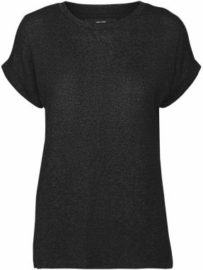 VERO MODA Sveter 'VMBrianna'  čierna melírovaná