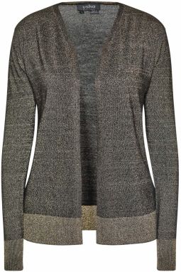 usha BLACK LABEL Kardigán  zlatá / čierna